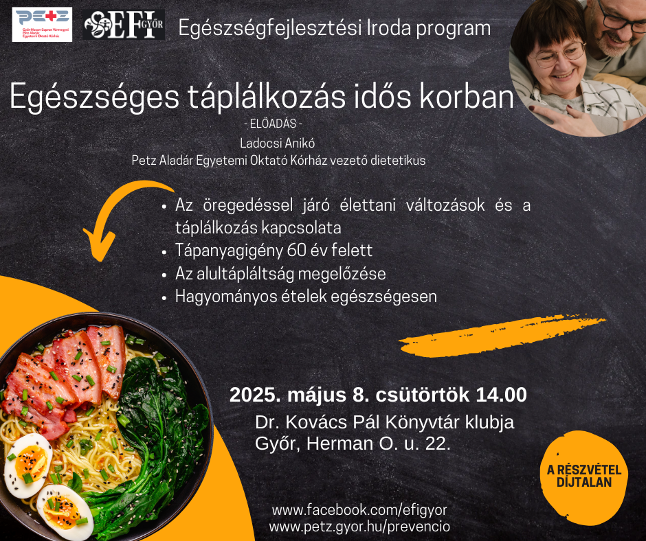 Egészséges táplálkozás idős korban