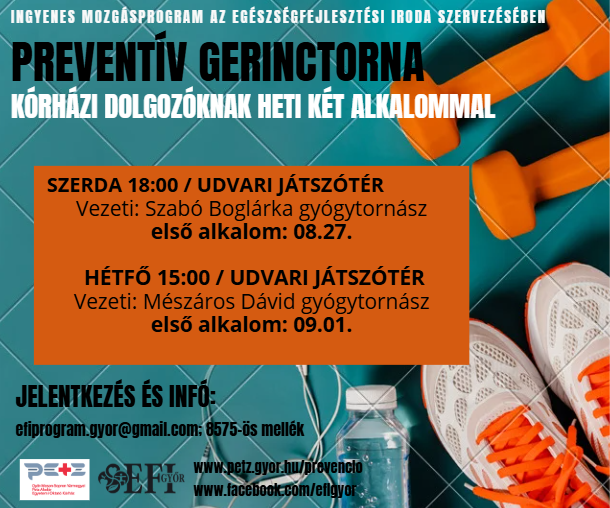 Preventív gerinctorna