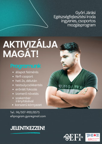 Kedves Férfiak! Aktivizálják magukat az egészségük érdekében!