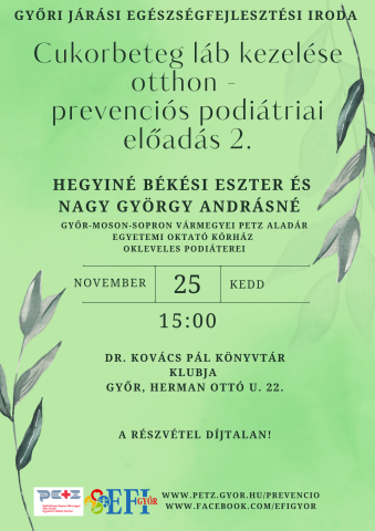 Podiátriai előadás