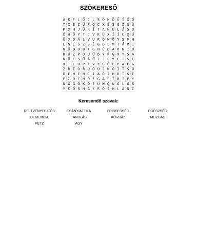 szókereső