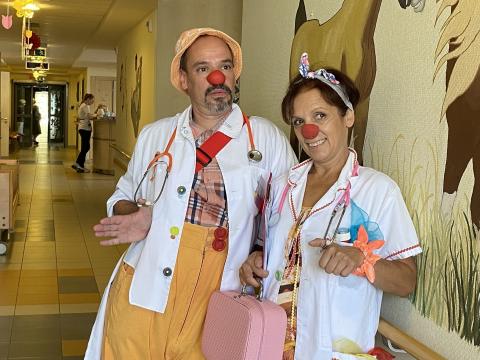 Dr. Bohóc Sziszi és Dr. Bohóc Gizi. Fotó: PK