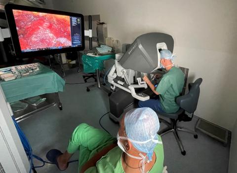 Robotsebészet a gyakorlatban.