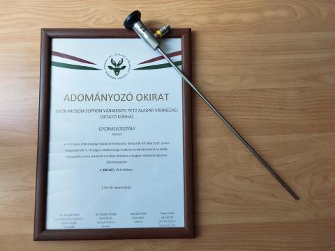 Milliós segítséget kapott a gyermekosztály