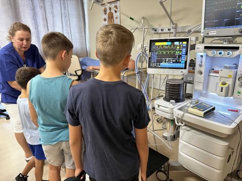 Nyári táborozók a Skill laborban