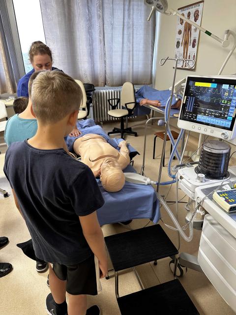 Nyári táborozók a Skill laborban