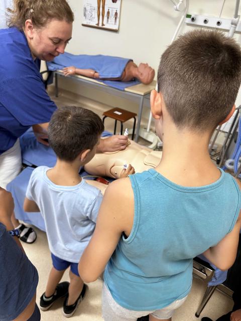 Nyári táborozók a Skill laborban