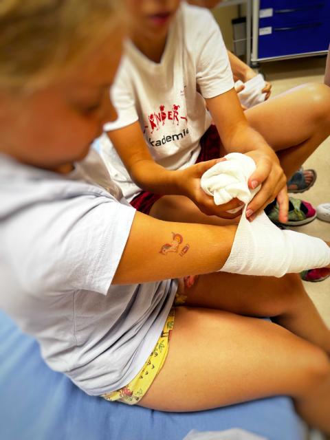 Nyári táborozók a Skill laborban