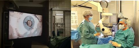 Műtét az új szemészeti operációs mikroszkóppal