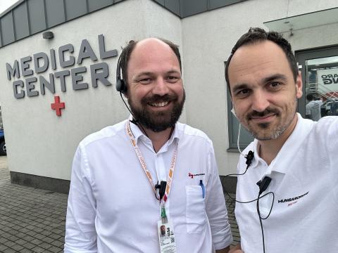 Dr. Rosta Máté Tivadar és Dr. Sütöri Dávid a száguldó cirkuszban