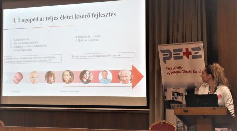 Erdélyi-Tancsics Katalin szaklogopédus előadása